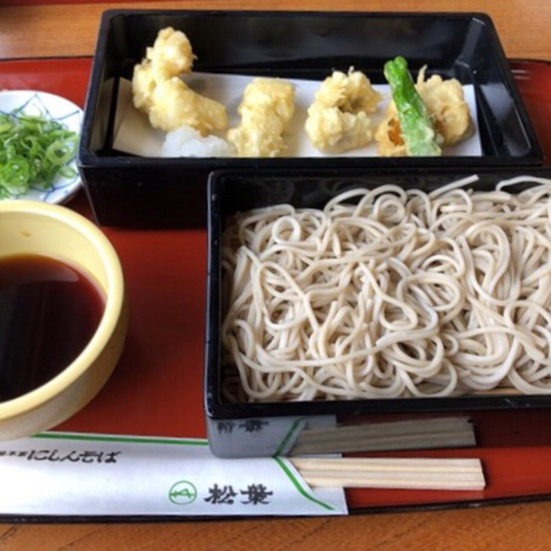 鱧天ぷら せいろ(総本家にしんそば松葉 （そうほんけにしんそばまつば）)