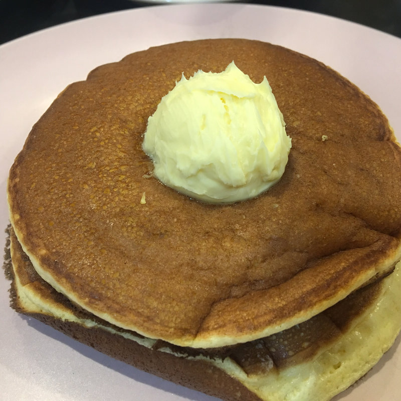 抹茶パンケーキ(ベルヴィル（belle ville) ホワイティうめだ店)