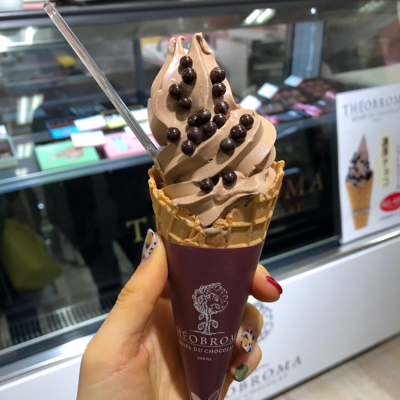 テオブロマソフトクリーム(ジェラテリア テオブロマ神楽坂店)
