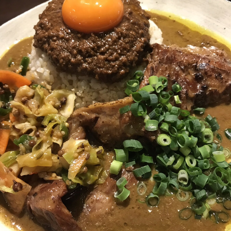キーマカレー甘口小(豚・中華アチャール)(吉田カレー  )