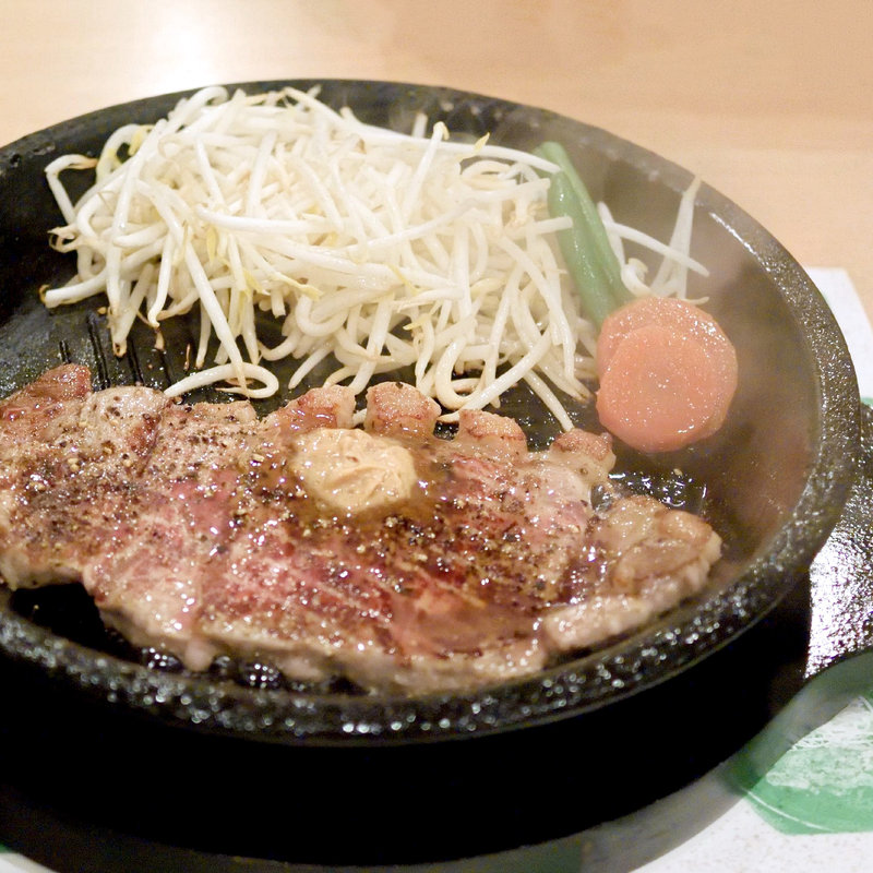 サーロインペッパーステーキ(ペッパーランチ 南海難波店)