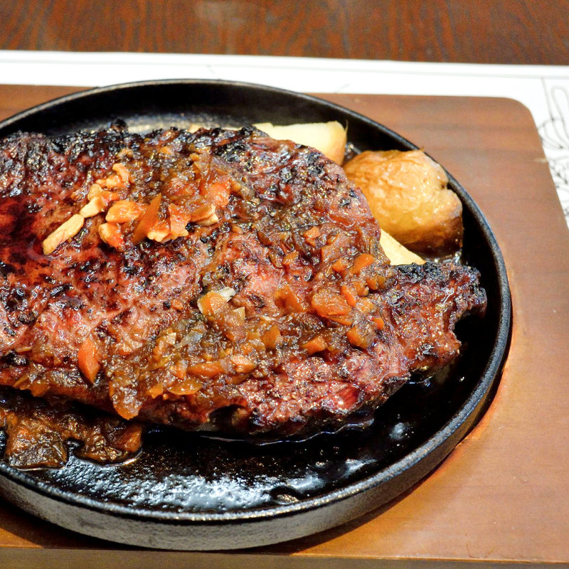 プレミアムリブロースステーキ 厚切り300g(毎日野菜 山のや ステーキ&ハンバーグ)