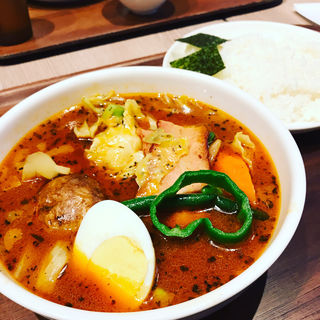 炙りベーコンとキャベツのスープカレー(カレー食堂 心 ヨドバシAkiba店 )