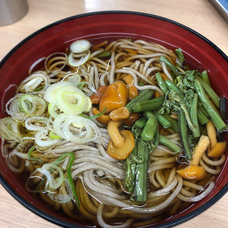 山菜なめこそば(郡山幹線そば処 )