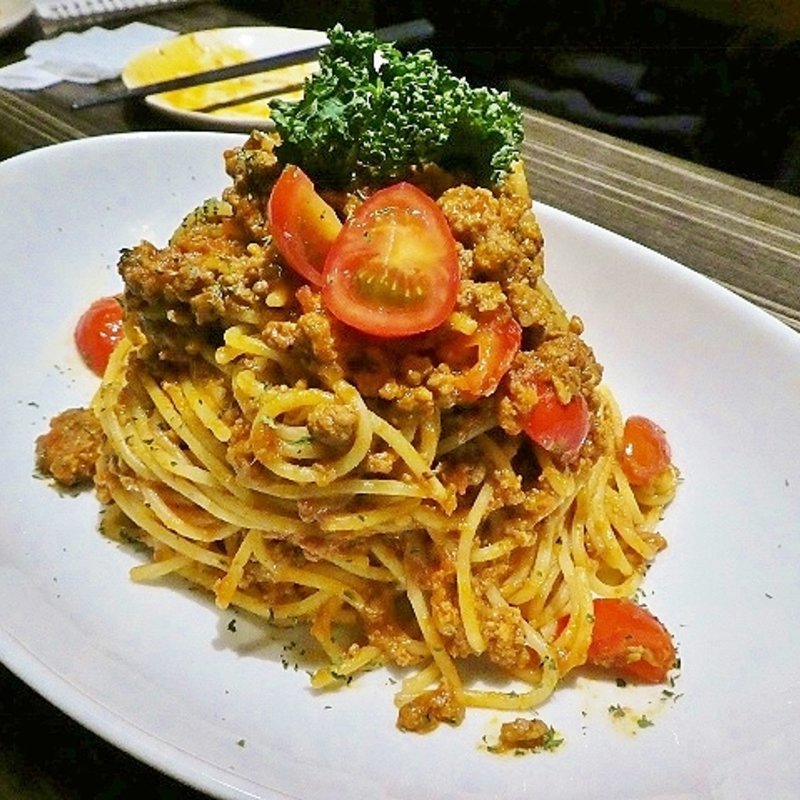 ボロネーゼパスタ(肉バル MEAT BOY N.Y 梅田大阪駅前店)