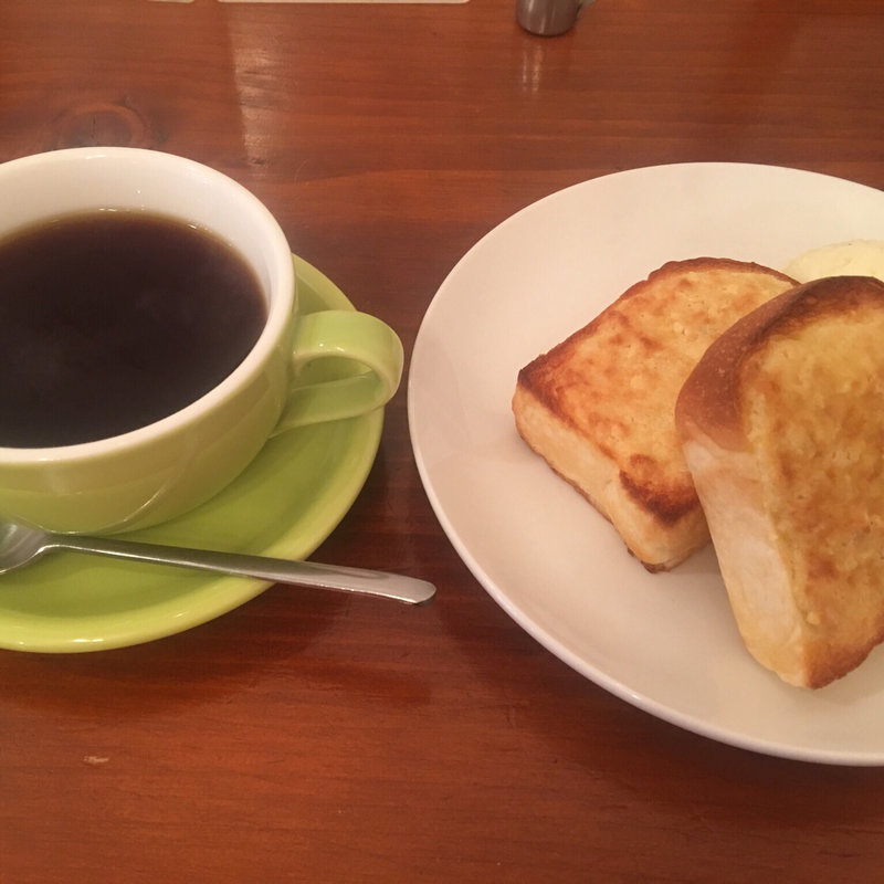モーニング アーモンドトースト(コムヒー)