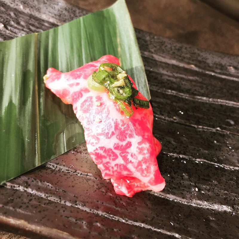 イチボのにぎり(飛騨七輪 )