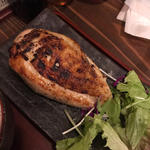 大山鶏の香味刺身ステーキ定食(炭火焼専門食処 白銀屋)