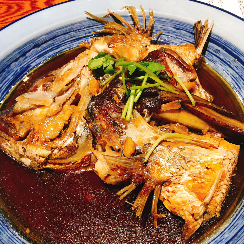 鯛のあら炊き(高津FUJI)