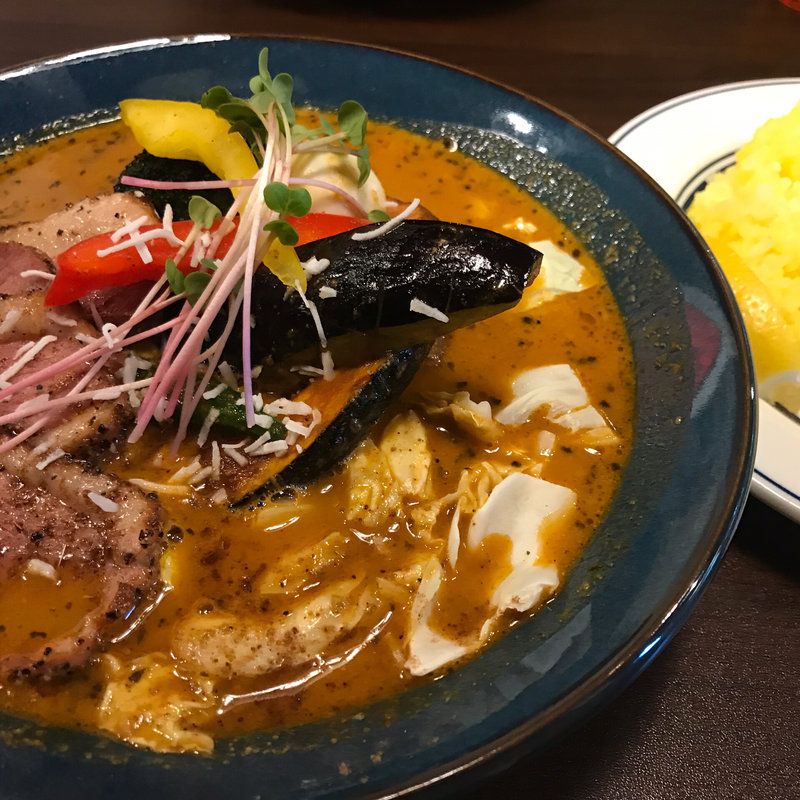 炙り合鴨スモークベジカレー(札幌スープカレー JACK 新町店)