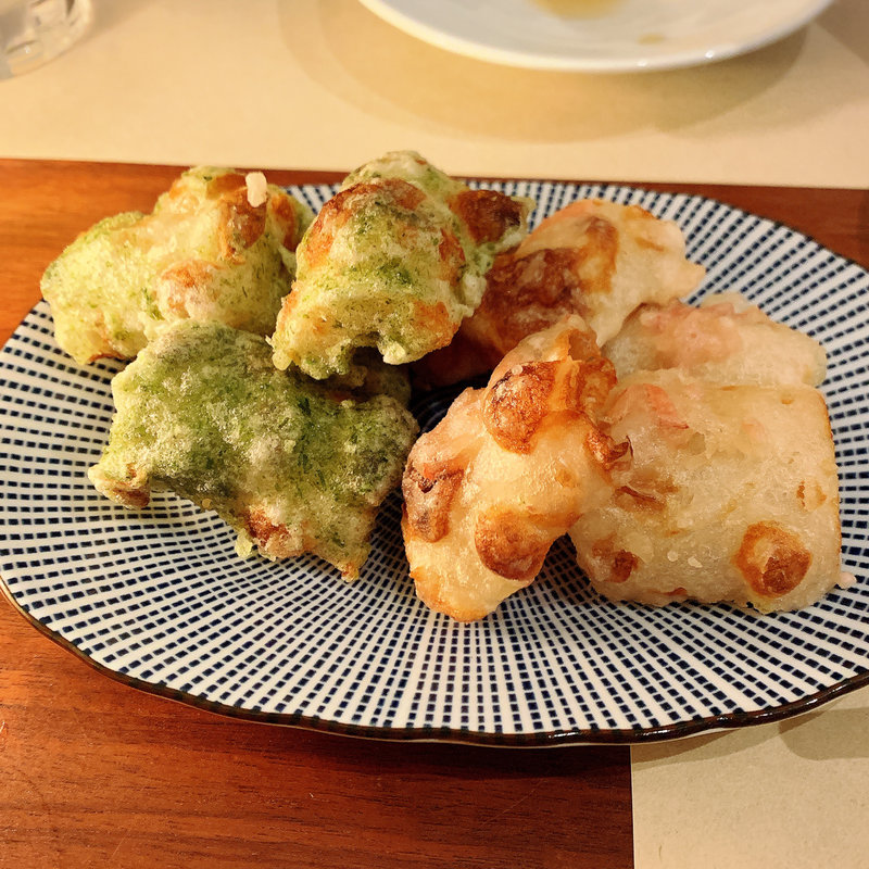 竹輪の二色天ぷら(SHIRU)