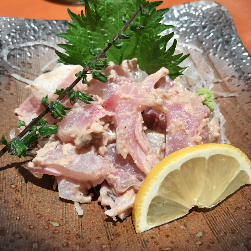 かわはぎ 肝和え(英鮨 上野店)