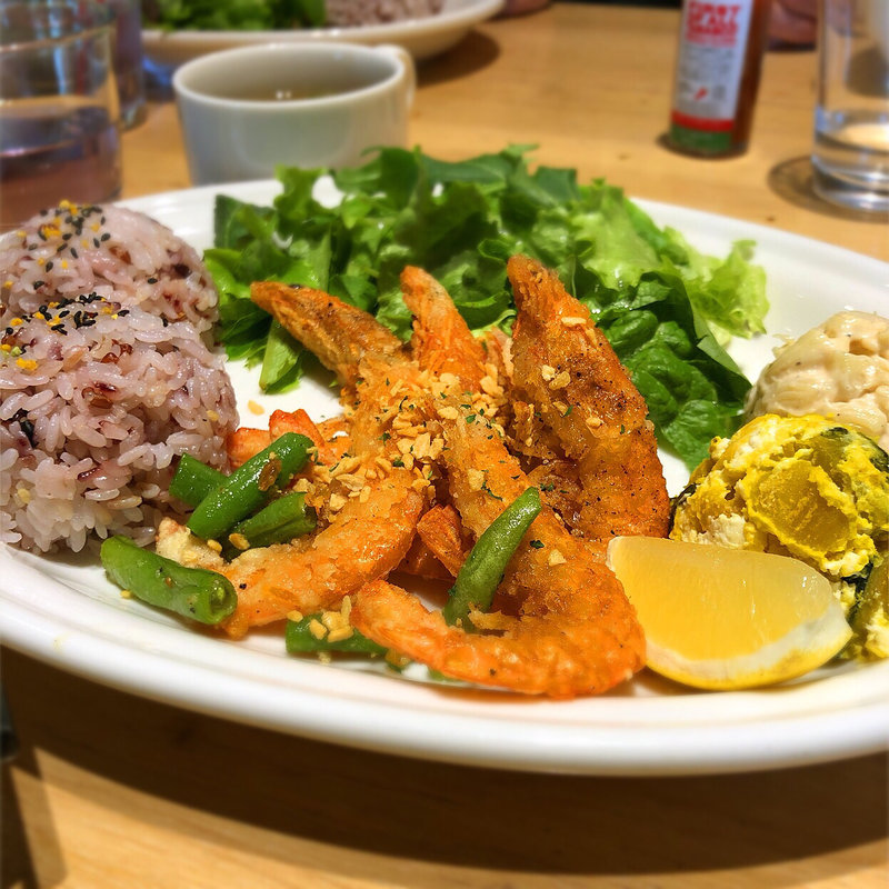 ガーリックソフトシェルシュリンププレート(アロハテーブル　静岡店 )