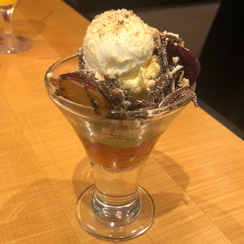 ミニ金時芋パフェ(新宿中村屋Manna)