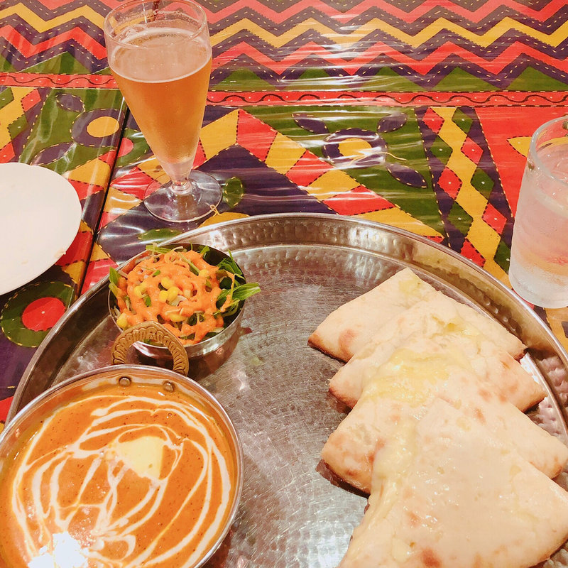 チーズナンカレーセット(インド料理 タンドリーディライト)