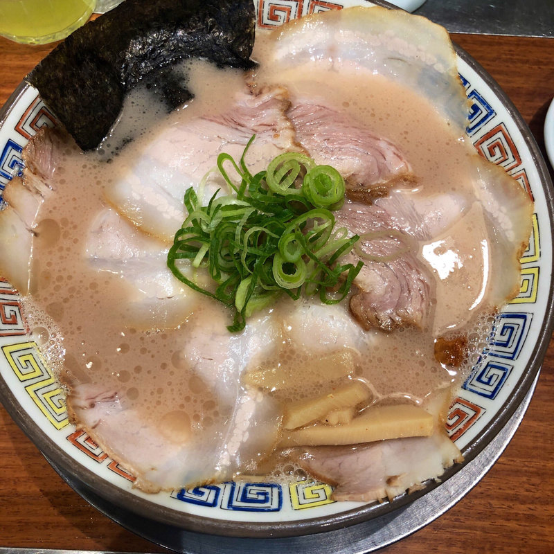 昔チャーシューメン(大砲ラーメン KITTE博多店)