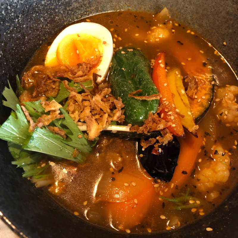 ホルモンと6種の野菜のスープカリー(スープカリーキッチンチル （Soup curry kitchen chill）)