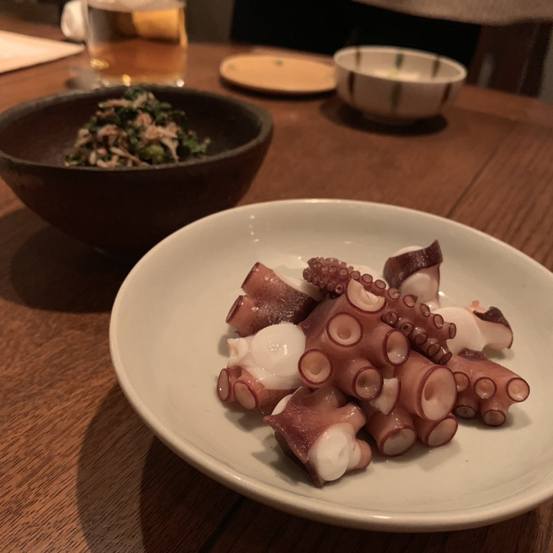 ゆでだこ(家庭料理おふく)