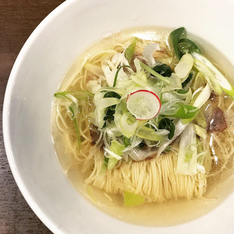 限定 ネギ塩牛タンラーメン(八咫烏)