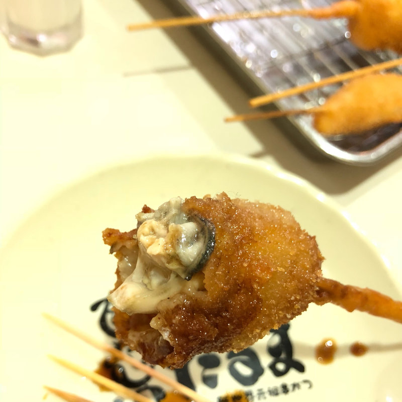 かき(串かつだるま 道頓堀店)