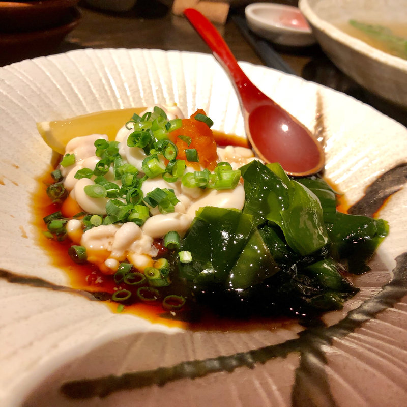 たらの白子ポン酢(銀しゃり酒菜 山本山)