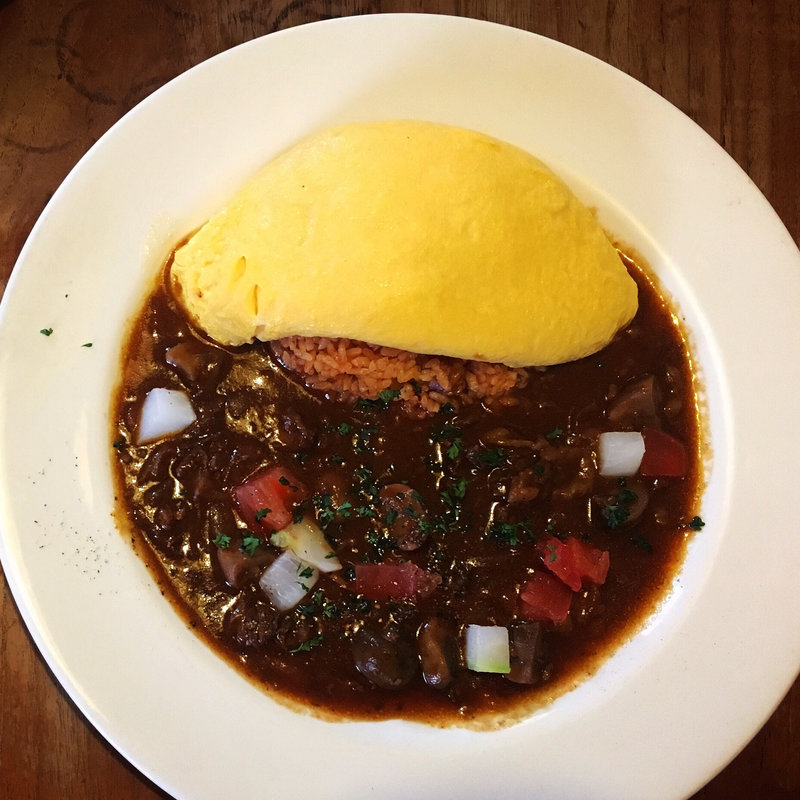 デミグラスオムライス(Cafe Mamounia)