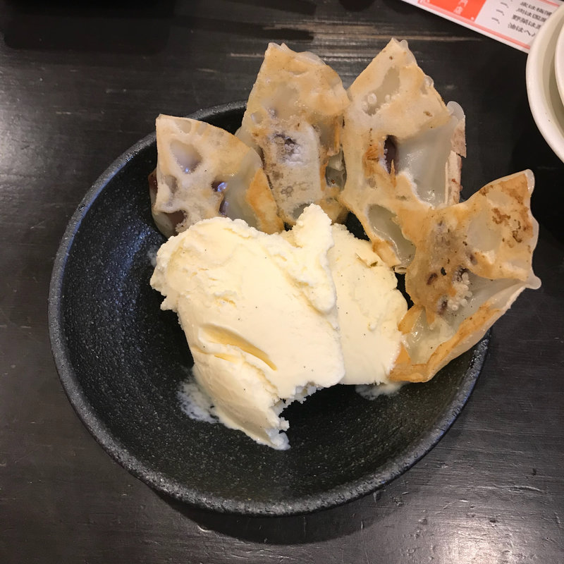 デザート餃子(浪花ひとくち餃子 チャオチャオ天満店)