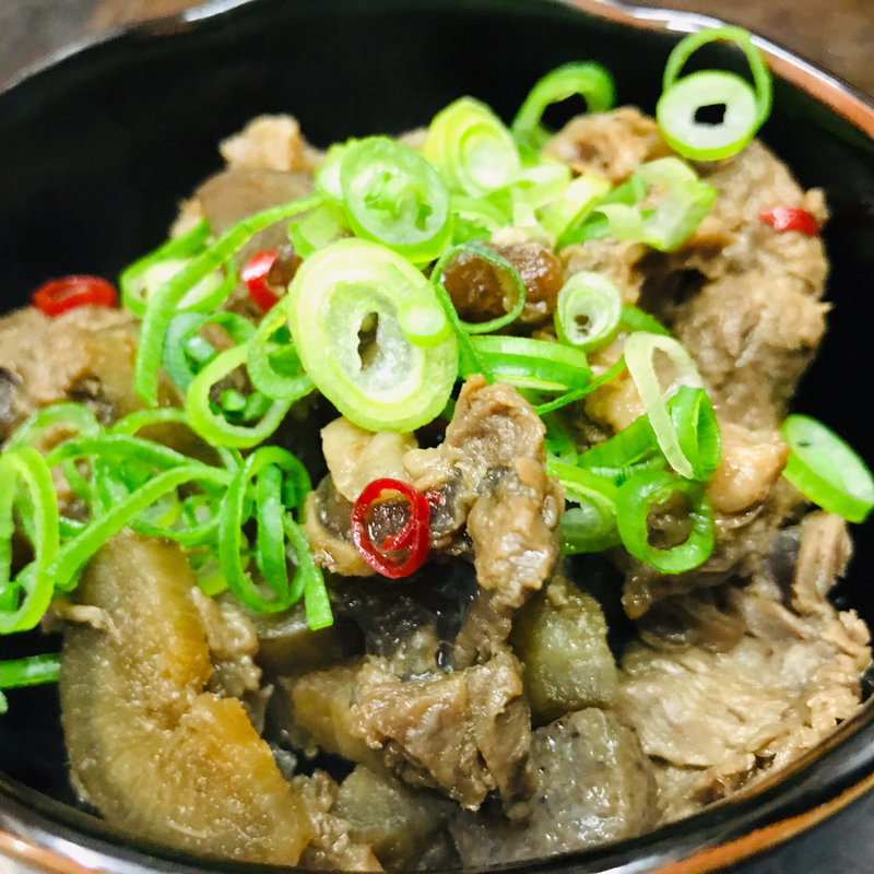 牛スジごぼう煮(きたじまお好み焼 )