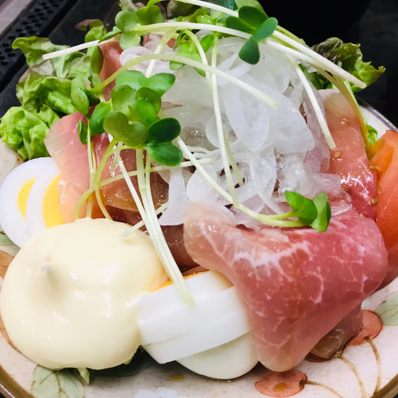 生ハムサラダ(きたじまお好み焼 )