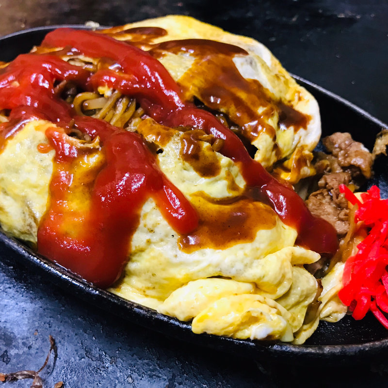 オムそば(きたじまお好み焼 )