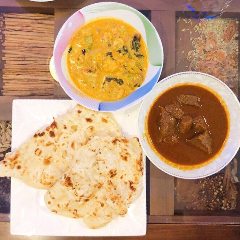 ランチセット ビーフカレー パロータ(セイロン イン)