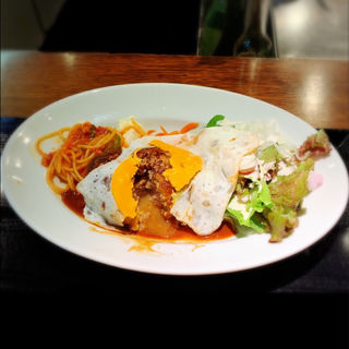 ハンバーグステーキ定食(八丁堀黒きん )