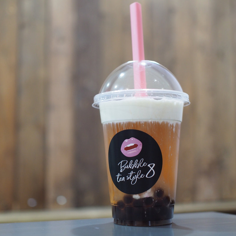 金萱烏龍茶チーズティ ＋タピオカ(Bubble Tea Style 8)