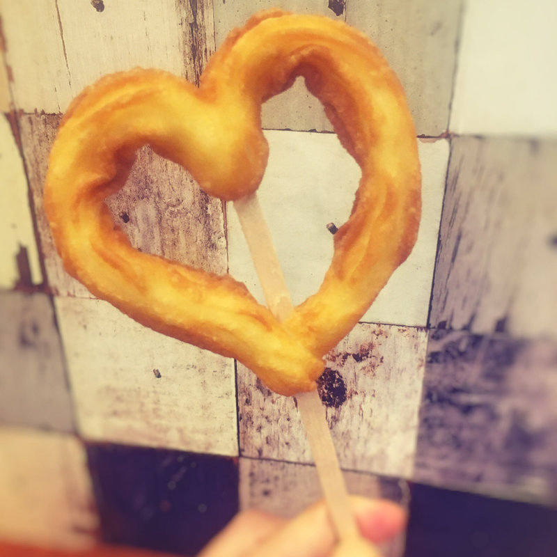 ハート型の義理チュロス レギュラーサイズ(プレーン)(CRAFT BIT DANNY CHURROS)