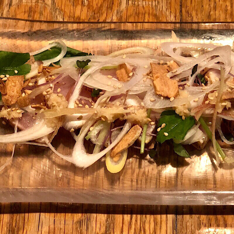 寒ブリのたたき(十番右京)