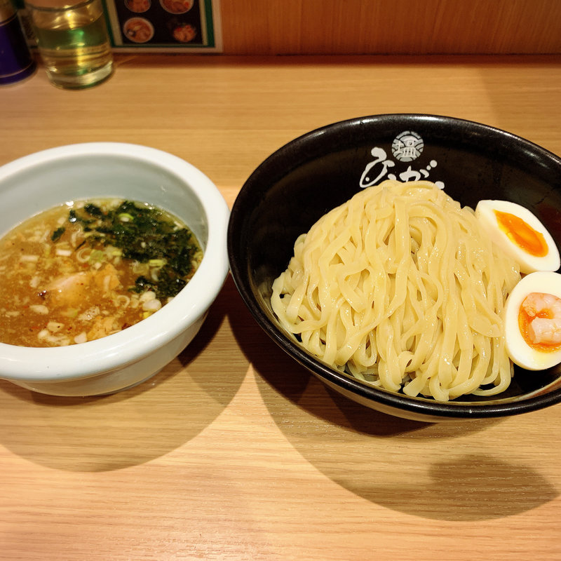塩玉つけ麺(せたが屋 ひるがお 駒沢本店)