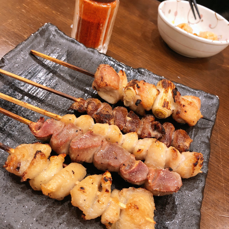 焼き鳥盛り合わせ(旨唐揚げと居酒メシ ミライザカ 藤枝北口店)