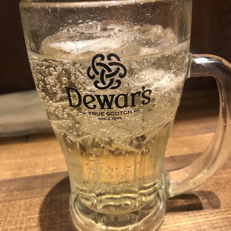 デュワーズハイボール(串焼マルワ神田鍛冶町店)