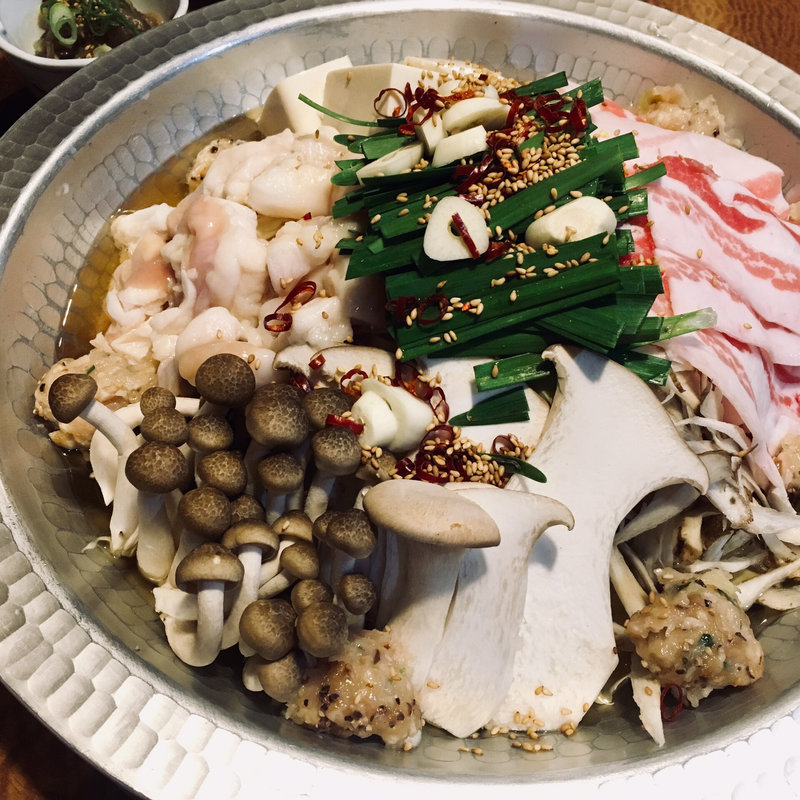 ダブル鍋(モツ鍋 長久)