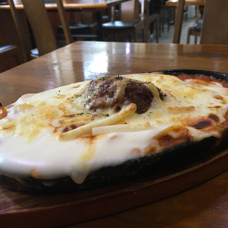 鉄板ハンバーグスパゲティグラタン(里 （さと）)