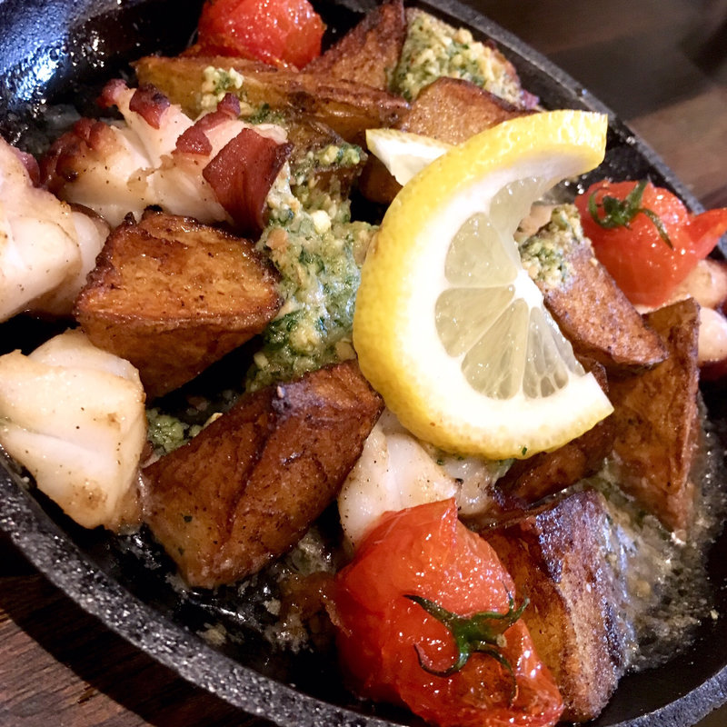 タコとポテトのエスカルゴバター焼き(旬味旬菜 大和)