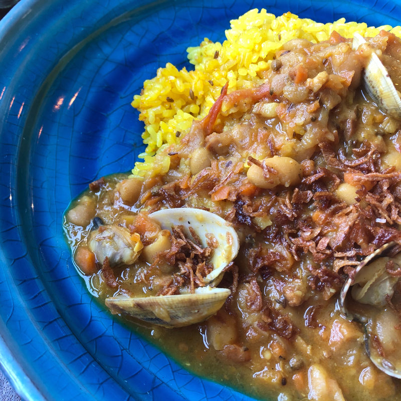 あさりとベーコンのダル(グッドラックカリー )