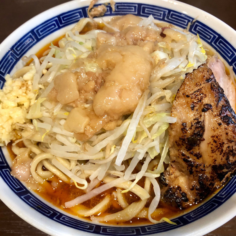 辛いラーメン+炙り豚(ラーメン ゼンゼン （ZENZEN）)
