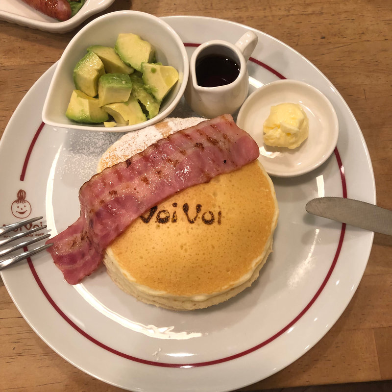 プレミアムバターミルクパンケーキ(パンケーキママカフェ VoiVoi （ヴォイヴォイ）)