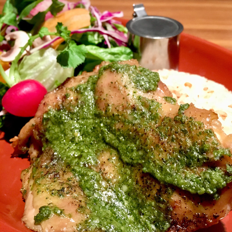 季節の野菜プレート ローストチキン(カフェ・アドレス ルミネ大宮店)