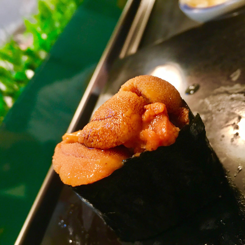 うに軍艦巻き(王舎寿司)