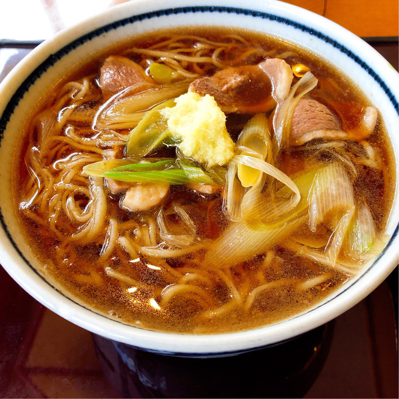 鴨南蛮そば(そば亭 油や)