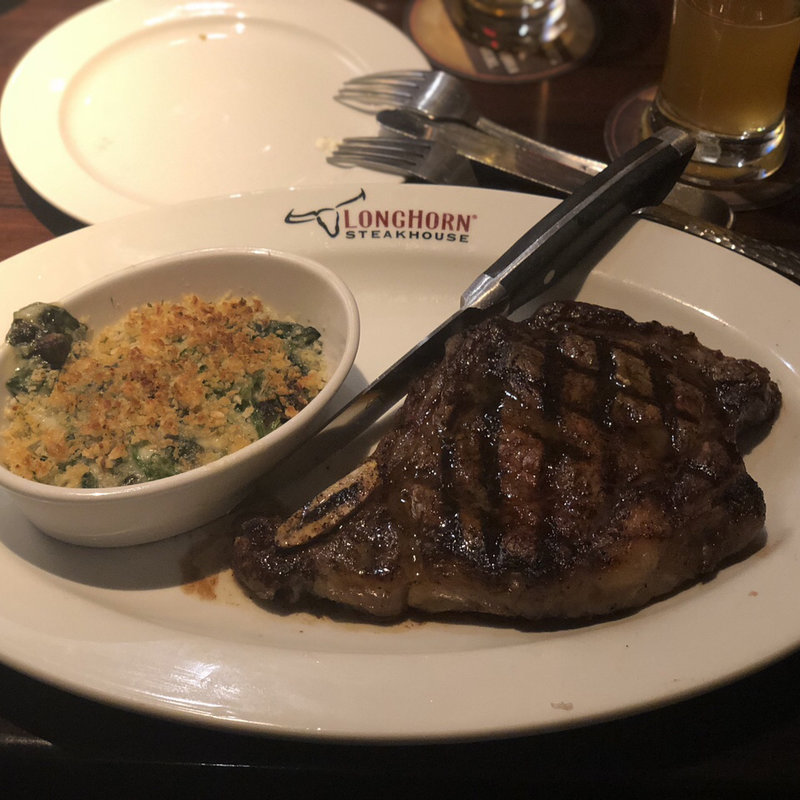 リブアイ　ステーキ(LongHorn Steakhouse)