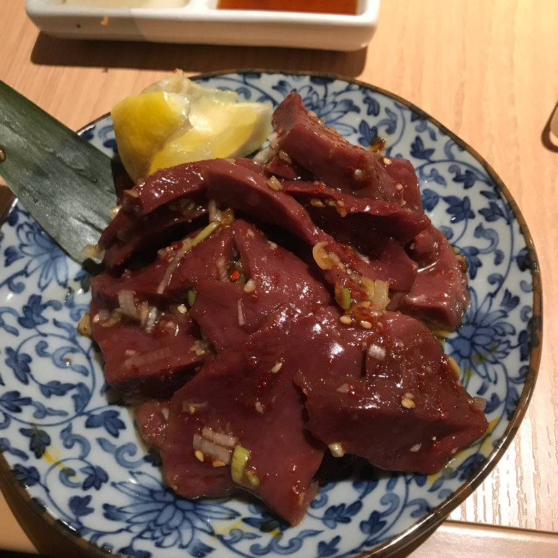 ハツ刺し(ホルモン道辛元 本店 )