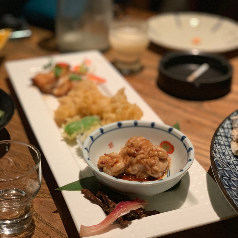 白子3種盛り(肉匠 紋次郎)